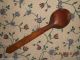 18th To Early 19th Century Walnut Kitchen Spoon All Carved Out One Piece Primitives photo 6