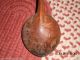 18th Century Lg Walnut Wooden Ladle All Hand Carved Out W Lg Shaped Bowl Primitives photo 7