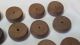 Vintage Antique Wood Wooden Black White Checkers Bead Game Pawn Piece Rustic Old Primitives photo 6