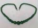 Fashion Natural Green Jade Beads Jewelry Necklace 17 