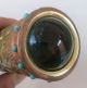 Collectibles Old Decorated Handwork Copper Inlay Turquoise Beads Kaleidoscope Other Antique Chinese Statues photo 4
