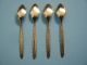 4 Oneida Community Silverplate ' Royal Lace ' Demitasse Spoons Flatware & Silverware photo 1