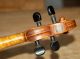 Old Antique Handmade 4/4 Master Violin - Conservatory Violin - 150 Years Old String photo 6