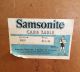 Vintage Samsonite Folding Card Table - 32 