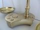 Rare Antique Brass Scale With Weights Scales photo 3