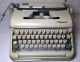 Vintage 1962 Olympia Sm5 Cream/white/green Deluxe Typewriter In Typewriters photo 4