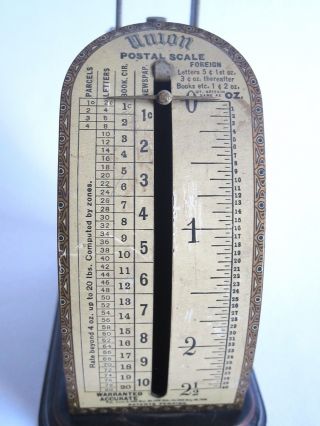 Antique Scales,  Country Store Pelouze Scale & Mfg Co Union Postal Scale photo