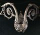 Pair French Antique Bronze Piano Sconces With Matching Handles N9 Chandeliers, Fixtures, Sconces photo 2