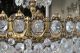 Antique Vnt French Huge Basket Style Crystal Chandelier Lamp 1940 ' S 20in Diametr Chandeliers, Fixtures, Sconces photo 10