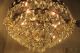 Antique Vnt French Huge Basket Style Crystal Chandelier Lamp 1940 ' S 20in Diametr Chandeliers, Fixtures, Sconces photo 4