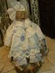 Primitive Folk Art Doll Old Linen,  Old Lace,  Old Photo,  Old Button Folk Art Doll Primitives photo 6