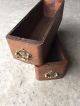 Vintage Sewing Machine Drawer With Rounded Corners And Metal Handle - 2 Drawers Primitives photo 3