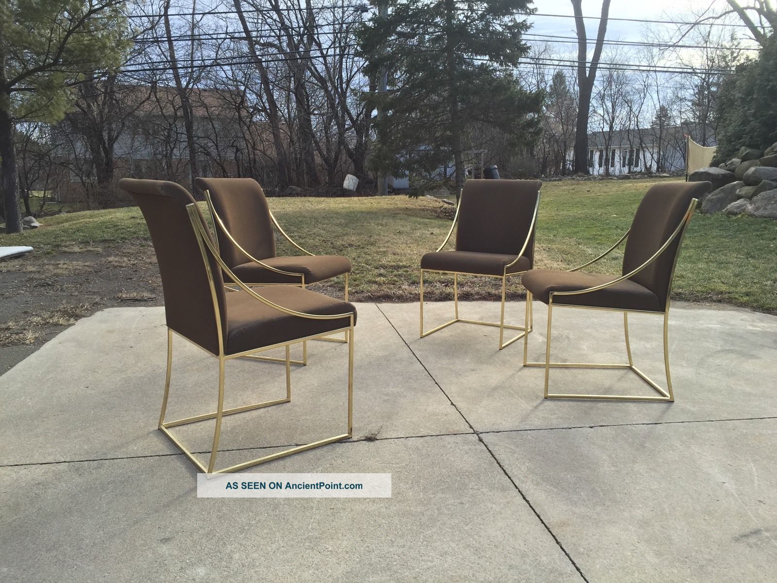 Mid Century Modern Milo Baughman Dining Chairs Mid-Century Modernism photo
