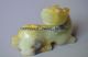 Chinese Natural Jade Carved Auspicious Beast Statue Pn7 Other Antique Chinese Statues photo 2