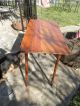 Vtg Antique Folding Pine/oak Yard Measure Sewing Table 36x18x25 1900-1950 photo 3