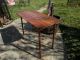 Vtg Antique Folding Pine/oak Yard Measure Sewing Table 36x18x25 1900-1950 photo 4