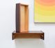 60s Danish Modern Rosewood Floating Nightstand Shelf Tables Mid Century Vintage Post-1950 photo 8