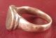Authentic Ancient Artifact Bronze Finger Ring Sz: 8 Us 18mm 11159 Dr Roman photo 1