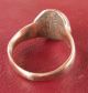 Authentic Ancient Artifact Bronze Finger Ring Sz: 8 Us 18mm 11159 Dr Roman photo 2