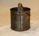 Antique Vintage Tin Bucket With Bail Handle Metal Childs Pail Very Small Rustic Primitives photo 1