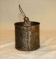 Antique Vintage Tin Bucket With Bail Handle Metal Childs Pail Very Small Rustic Primitives photo 5
