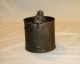 Antique Vintage Tin Bucket With Bail Handle Metal Childs Pail Very Small Rustic Primitives photo 6