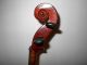 Vintage Old Antique Full Size 2 Pc Back Violin - String photo 2
