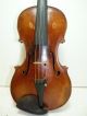 Antique Full Size 4/4 Scale Paolo Maggini Brefcia Copy Violin W/case & Goetz Bow String photo 3
