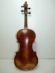 Antique Full Size 4/4 Scale Paolo Maggini Brefcia Copy Violin W/case & Goetz Bow String photo 4