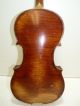 Antique Full Size 4/4 Scale Paolo Maggini Brefcia Copy Violin W/case & Goetz Bow String photo 5