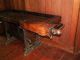 1870s Woodworking Bench T.  Kundtz Tiger Maple Dovetailed Carpenters Table Vises Primitives photo 6