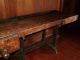 1870s Woodworking Bench T.  Kundtz Tiger Maple Dovetailed Carpenters Table Vises Primitives photo 8