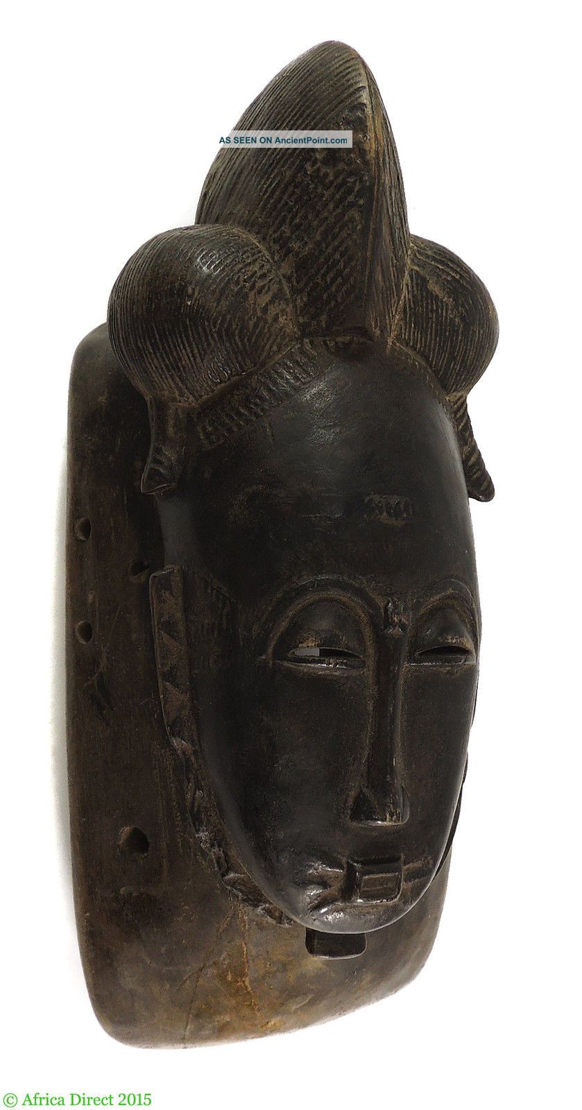 Baule Kpan Portrait Mask Cote D ' Ivoire African Art Masks photo