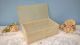 Vintage Cream Plastic Sewing Box With Tray Art Deco photo 1