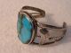 Vintage Turquoise Bracelet Sterling Native American photo 2