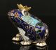 Collectible Old Handwork Beautifully Carved Cloisonne Frog Statue Gifts Other Antique Chinese Statues photo 4