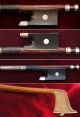 3 Antique Violin Bows - 2 For Repair,  One 