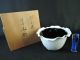 B7022:japanese Arita - Ware White Porcelain Lotus - Shaped Waste - Water Pot Kensui Other Japanese Antiques photo 11