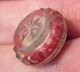 Antique Glass Kaleidoscope Button,  Star - Like Design Buttons photo 2