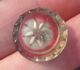 Antique Glass Kaleidoscope Button,  Star - Like Design Buttons photo 3