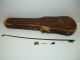 Antique/vintage Full Size 4/4 Scale Stradivarius Model Violin W/ Old Bow & Case String photo 1