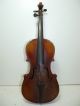 Antique/vintage Full Size 4/4 Scale Stradivarius Model Violin W/ Old Bow & Case String photo 3