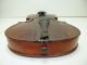 Antique/vintage Full Size 4/4 Scale Stradivarius Model Violin W/ Old Bow & Case String photo 8