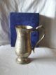 Vintage Tooth La Trophy Cup Silverplate Beer Stein Engraved Goblet Velvet Box 2 Silverplate photo 3