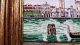 Grand Tour 1920 ' S Micro Mosaic Venice Italy Glass Plaque In Frame Other Antique Decorative Arts photo 2