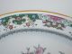 Huge Antique 1860 Mintons Chinoiserie Polychrome Platter 19 1/2 