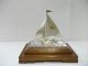 The Sailboat Of Silver950 Of The Most Wonderful Japan.  A Japanese Antique. Other Antique Sterling Silver photo 1