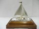 The Sailboat Of Silver950 Of The Most Wonderful Japan.  A Japanese Antique. Other Antique Sterling Silver photo 2