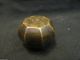 Rare Old Vintage Unique Opium Solid Brass Round Bronze Scales Weight 0370 Scales photo 2