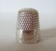 Antique Webster Sterling Silver Seated Cherub Thimble Size 8 Thimbles photo 3